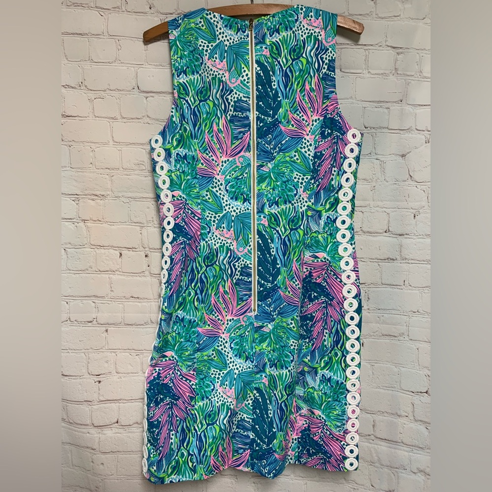 NWOT Lilly Pulitzer Mila Botanical Holiday in the Sun Dress Size 4 - Picture 6 of 7